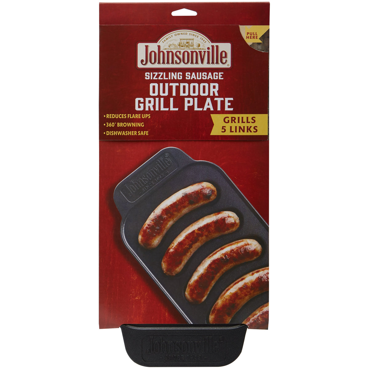 Johnsonville Sizzling Sausage Grill PLUS 3 In 1 Indoor Grill
