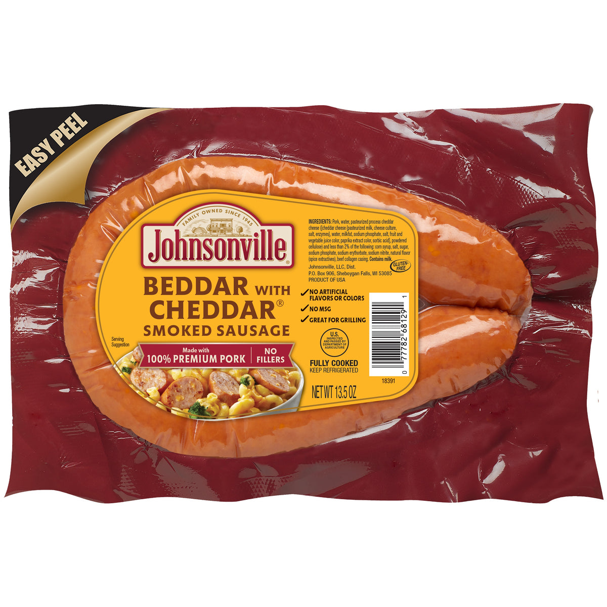 Johnsonville better clearance cheddar