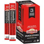 Box of 24/1oz Hot & Spicy Summer Sausage Sticks