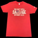 You Can't Spell SaUSAge Without U.S.A. T-Shirt